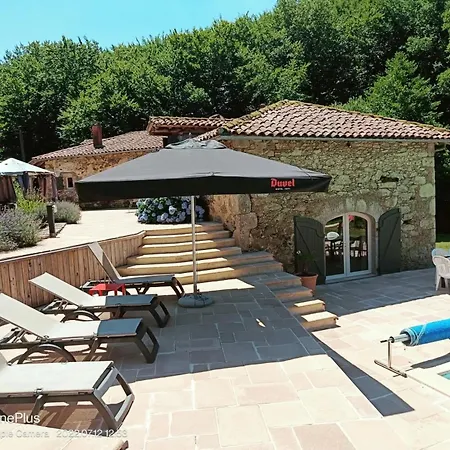 Ferienhaus Moulin De Longuecoste, 11 Couchages, Nature, Riviere, Piscine Et Pool House