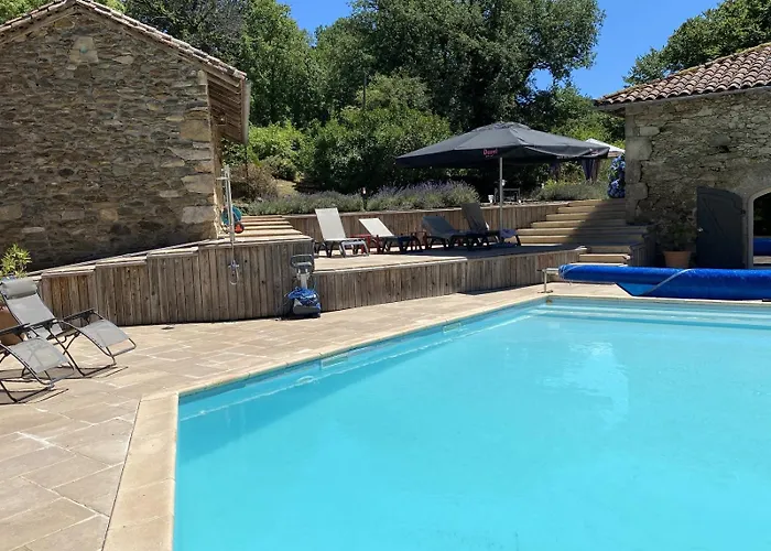 Moulin De Longuecoste, 11 Couchages, Nature, Riviere, Piscine Et Pool House Montet-et-Bouxal