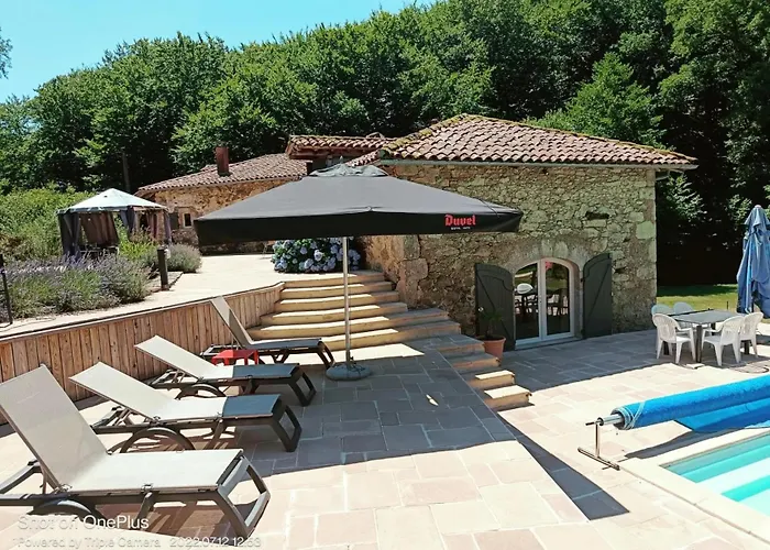 Ferienhaus Moulin De Longuecoste, 11 Couchages, Nature, Riviere, Piscine Et Pool House